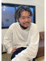 クラク 笹塚店(KURAKU) センターパートツイストスパイラルパーマツイストパーマ刈り上げ