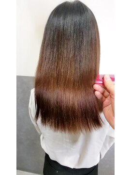 ナカドット エマノン 池袋(__naka.__ EMANON) 髪質改善セミロング酸性ストレート