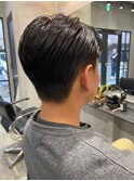 バーバー 刈り上げショート/アップバング/フェードカット