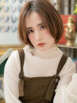 カバーヘア イヴ 戸頭店(COVER HAIR EVE) ★うる艶髪シルキーベージュ前下がり大人ボブ20代30代40代★9