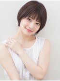 丸みショートボブ