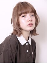 ヨファ ヘアー 芦屋店(YOFA hair) 似合わせカット小顔前髪ウルフセミディピンクベージュ0905