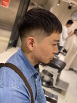 フランクスバーバーザスタンド(Frank’s barber the stand)&nbsp;クロップスキンフェードナチュラルバーバーショートE