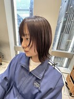 ネオリーブギンザ 銀座店(Neolive GINZA)&nbsp;(銀座) 切りっぱなしボブ　顔まわりレイヤー