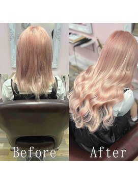 あるじゃんすー 岡山店 ミルキーピンク#シールエクステ#韓国#ピンクベージュ#岡山