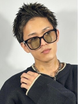 プレミアムバーバー 目黒店(PREMIUM BARBER produce by HIRO GINZA) 刈り上げないかきあげスタイル
