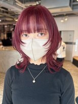 アイティーバイアルバム 下北沢店(IT by ALBUM)&nbsp;ベビーピンクくびレイヤールニュアンスカラー_ba487201