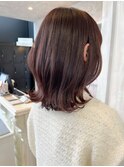福山人気カシスブラウン20代30代40代酸性ストレートケアカラー
