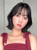 ロンドヴァリー 渋谷店(Lond vallee)&nbsp;オリーブベージュ×くびれボブ