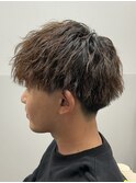 メンズマッシュ　ツイストスパイラルパーマ
