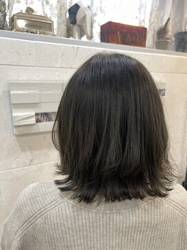 ラフューネ ヨコハマ(Raffune Yokohama) オリーブアッシュカラー ボブ // Raffune Yokohama MAO