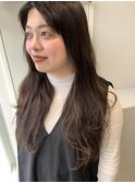 【流音】グレージュ/スーパーロング/伸ばしかけ前髪