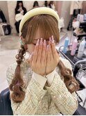 編み下ろしツイン【クランソア】ヘアメ/ヘアセット/心斎橋