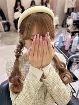 ヘア サロン クラン ソア 心斎橋店(hair salon clan soar)&nbsp;編み下ろしツイン【クランソア】ヘアメ/ヘアセット/心斎橋