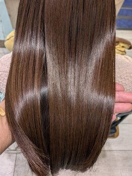 ヘアーメイクオズ(hair make O/S)の写真/SNSでも話題の最高級トリートメント『メテオアルカリ酸熱トリートメント』でうるツヤ髪が叶う☆