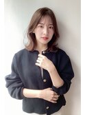 30代40代◎外ハネくびれの小顔ミディアム★くびれヘア*髪質改善