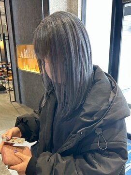 アース 小松店(HAIR&MAKE EARTH) ナチュラルベージュ_ヨシンモリ_顔周りレイヤー_レイヤーカット
