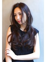 ブラン 梅田(Blanc)&nbsp;【Blanc】レイヤーカット＿ニュアンスパーマ＿艶カラー＿ロング