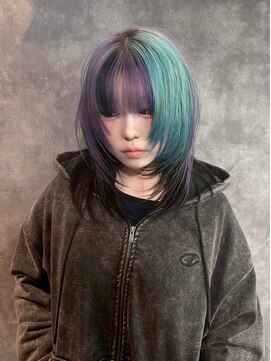 ヌル 神宮前店(Null) セクションカラー/デザインカラー/ブリーチカラー/神宮前/表参道