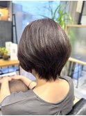 襟足すっきりショートスタイル♪