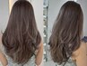 小顔カット+ケアカラー+systemヘアマスク￥7700【韓国/髪質改善】