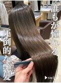 髪質改善トリートメントストレートロングレイヤー20代30代40代