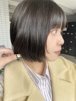 エンリー(ENlee)&nbsp;【とまべち】オリーブブラウン×顔周りレイヤーボブ