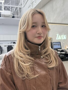 海外風ワンカールレイヤー/顔周りレイヤー