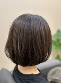 オーガニックカラーで優しく染める白髪ぼかし【シフォンボブ】