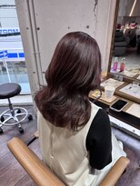 アヴァンスアンス 広島袋町店(AVANCE.ens)&nbsp;ワインレッドカラー