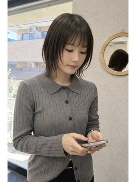 バートランド 白楽(Bertland) 島田/顔まわりレイヤーボブ 髪質改善 白髪ぼかし ヘッドスパ白楽