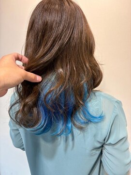 アトリア 横浜(Atria) インナーカラー【王道】サファイアブルー