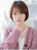 ミルクティーピンクベージュハンサムショートウルフTd5越谷30代