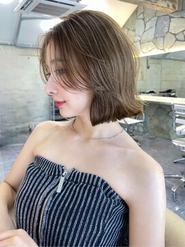 サイン 韓国ボブ 渋谷(SIGN) 韓国ボブレイヤーボブ渋谷タッセルボブお洒落なレイヤーカット