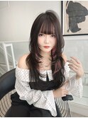 インナーカラー×ハイレイヤーカット