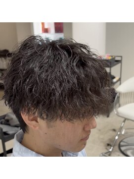 ベル 桑名(BHEL) 桑名メンズパーマツイストスパイラルパーマッシュウルフカット