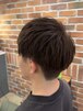 MEN’S HAIR/波巻きツイストスパイラル/リバースセンターパート