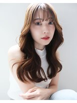 ヘアリラクゼーション クインズベリー(Hair Relaxation Queen's Berry) 韓国風くびれロングミルクブラウン