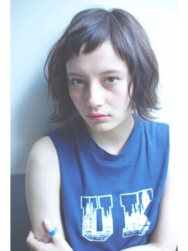 エシカ(ethica) [ethica_南船場]ダークメルトカラー×外ハネベビーショート前髪