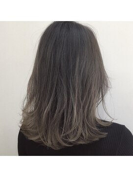 フレアジェネラス(FLEAR generous) 【ブリーチ無しグラデーションカラー】グレージュ柳本麻守