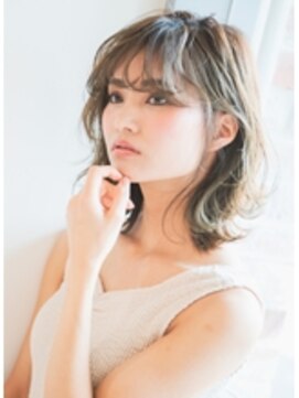 ネオリーブルノン 日吉(Neolive Runon) 【Runon 日吉店】大人可愛い外ハネくびれセミディ