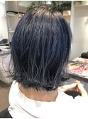 【西野】インディゴブルーカラー