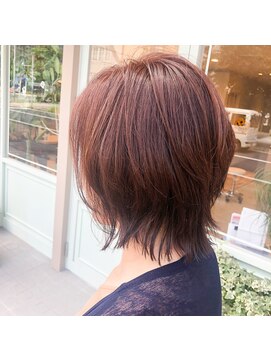 アルマヘアー(Alma hair by murasaki) レイヤーボブのようなウルフボブ