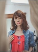 外国人風ベージュ系リラックスボブby premier models☆