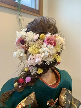 ヘアショップアルファ 成人式ヘアアレンジ☆
