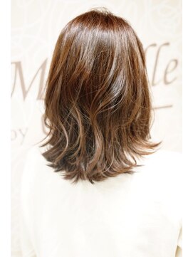 ミッシェル アフロート(michelle afloat) 髪質改善ひし形ふんわり動き簡単まとまるツヤカラーカーブカット