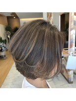 ヘアーサロン エンス(hair salon Ens)&nbsp;丸みショートボブ