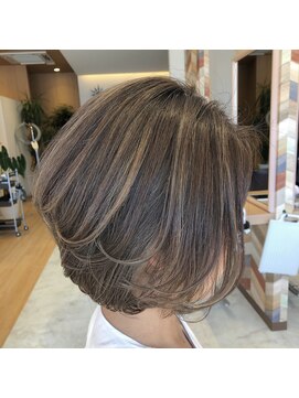 ヘアーサロン エンス(hair salon Ens) 丸みショートボブ