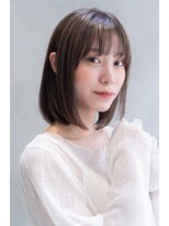 エイミー(Aimee)&nbsp;Aimee 町田　ナチュラルストレートボブ×ラテブラウン