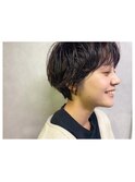 ショート×パーマ
